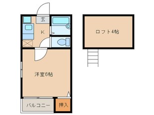 フレンドリー箱崎の物件間取画像